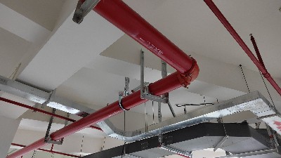 消防管道支、吊架安裝--國(guó)晉消防