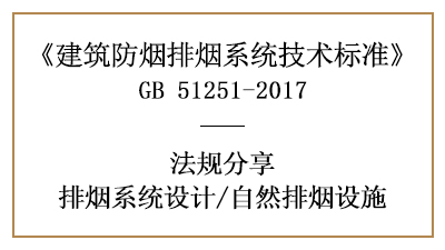 自然排煙設(shè)施設(shè)置時(shí)消防設(shè)計(jì)要求-四川國(guó)晉消防分享